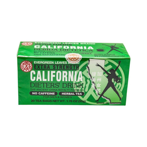 Evergreen Leaves California Dieter's Drink Extra Strength Tea Same