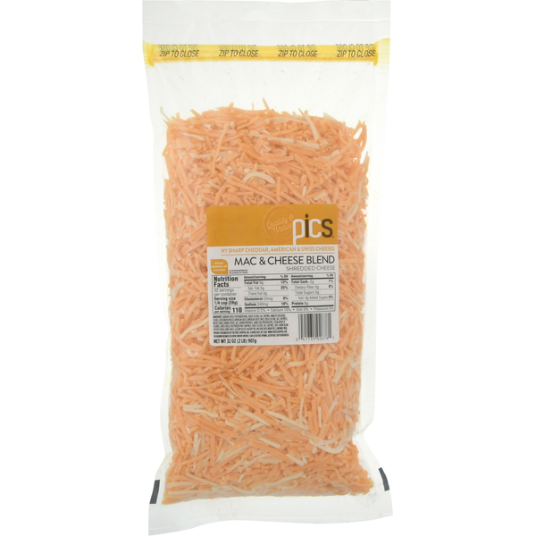 PICS Shredded Cheese, Mac & Cheese Blend Same-Day Delivery or