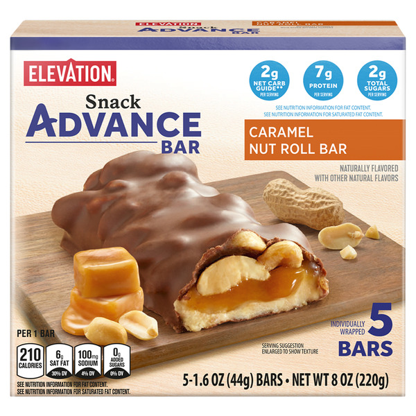 Elevation Caramel Nut Roll Advance Bar