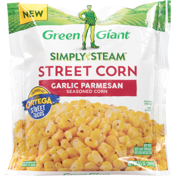 Green Giant Street Corn, Garlic Parmesan, Seasoned