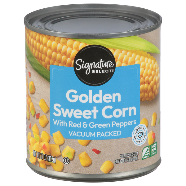Signature SELECT Golden Sweet Corn, with Red & Green Peppers