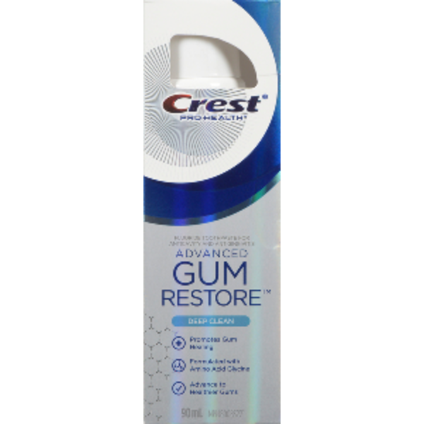 Crest Deep Clean Pro-Health Advanced Gum Restore Toothpaste Same-Day ...