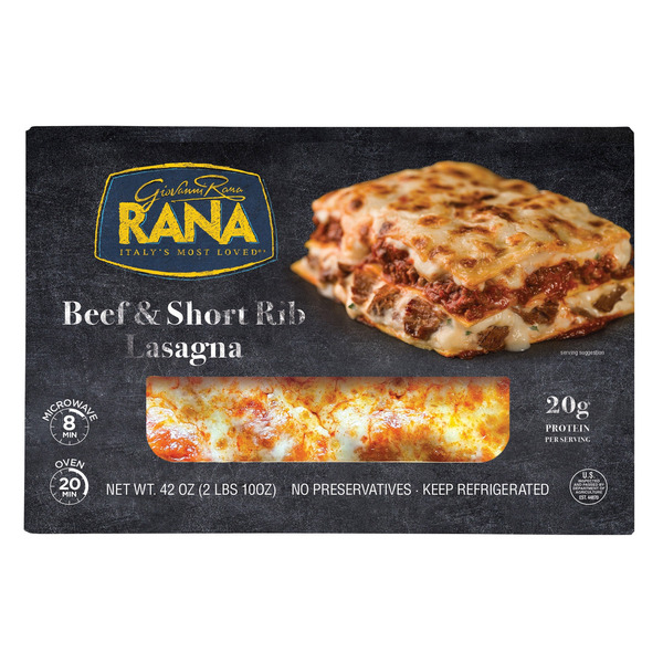 Giovanni Rana Beef and Short Rib Lasagna, 42 oz