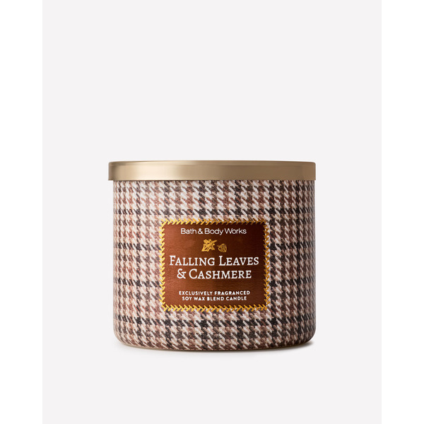Falling Leaves & Cashmere 3-Wick Candle