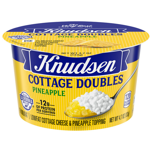 R.W. Knudsen Family Cottage Doubles Cottage Cheese & Pineapple Topping