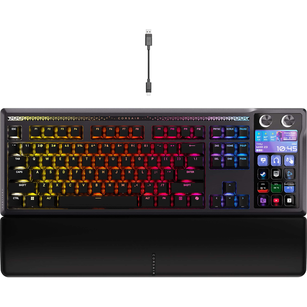 CORSAIR Galleon 100 SD Stream Deck-Integrated Mechanical Keyboard - Black