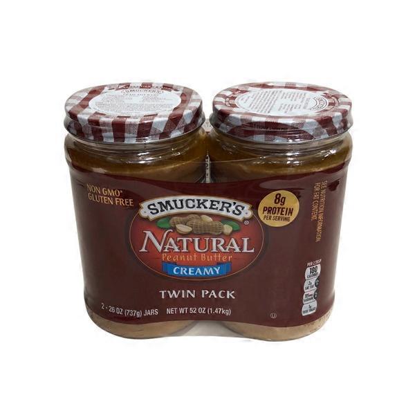 Smucker's Creamy Natural Peanut Butter (26 oz) Instacart