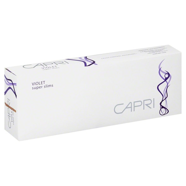 Capri Cigarettes, Violet, Super Slims (10 each) from CVS Pharmacy