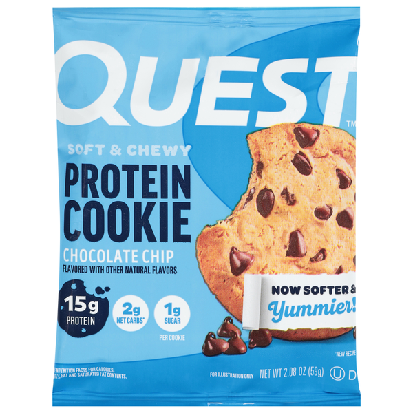 Quest Protein Cookie, Chocolate Chip, Soft & Chewy Same-Day