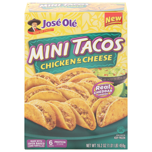 José Olé Mini Tacos, Chicken & Cheese Same-Day Delivery | Super 1