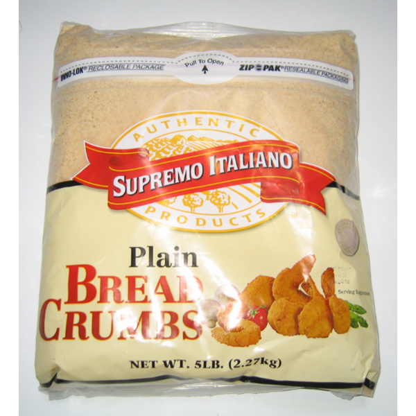 Supremo Italiano - Plain Bread Crumbs - 5 lbs