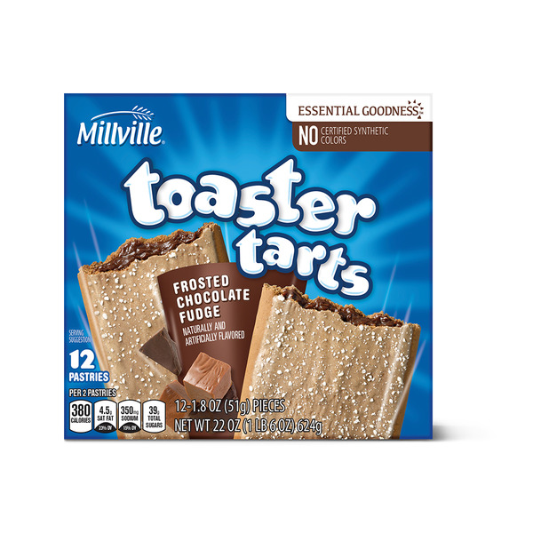 Millville Chocolate Fudge Toaster Tarts