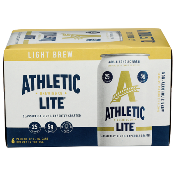 Athletic Brewing Co Lite NA 6 Pack Cans