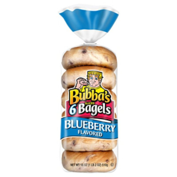 Bubba’s Sliced Blueberry Flavored Bagels