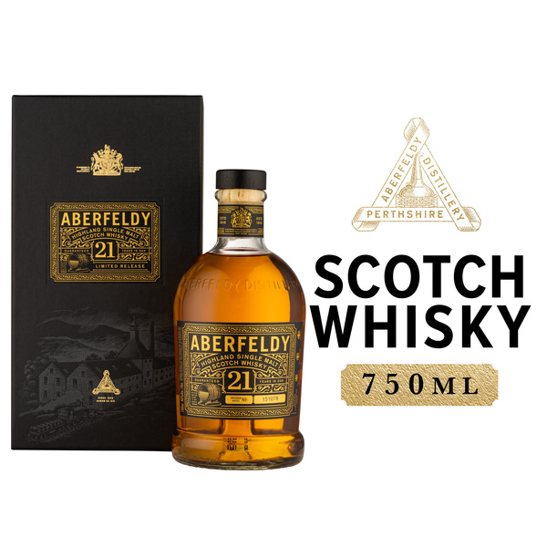 Aberfeldy 21 Year Old Single Malt Scotch Whisky 40% 75Cl/750Ml