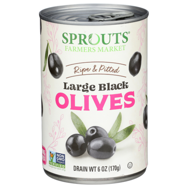 Sprouts Large Ripe Black Olives