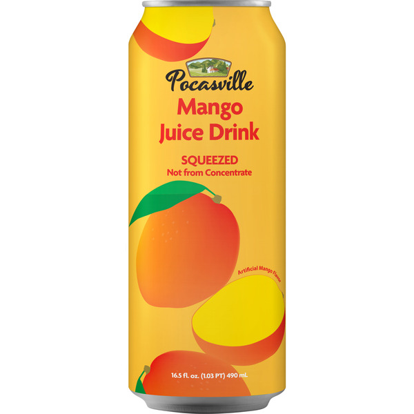 Pocas Juice Drink, Mango, Squeezed
