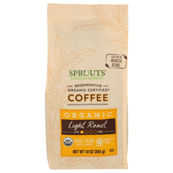 Sprouts Organic Light Roast Regenerative Whole Bean Coffee