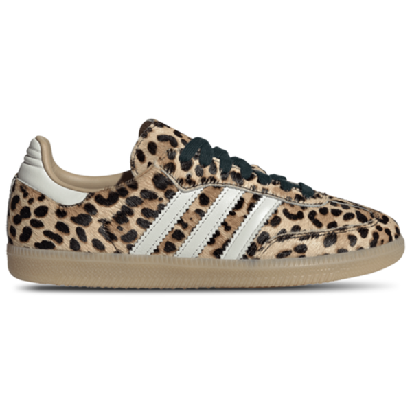 adidas Women's Originals Samba OG Shoes, Size 7 - Tan/White/Brown