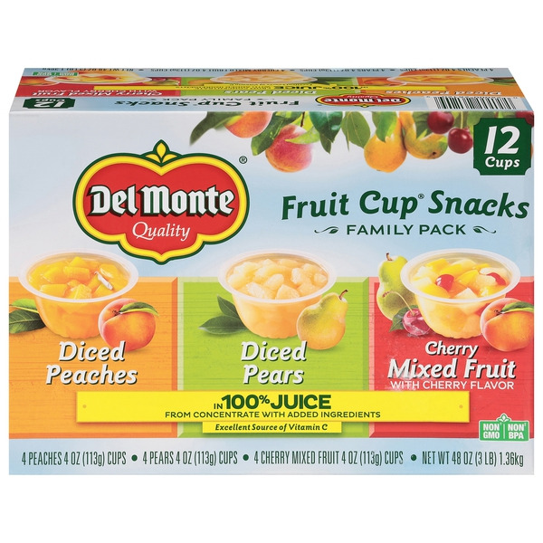 Lucky Supermarkets Del Monte Diced Peaches/Diced Pears/Cherry Mixed ...