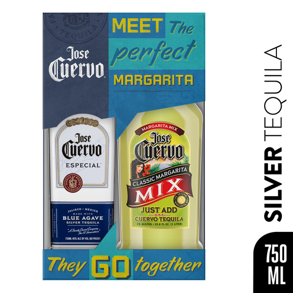 Jose Cuervo Especial Silver Tequila with Margarita Mix Same-Day