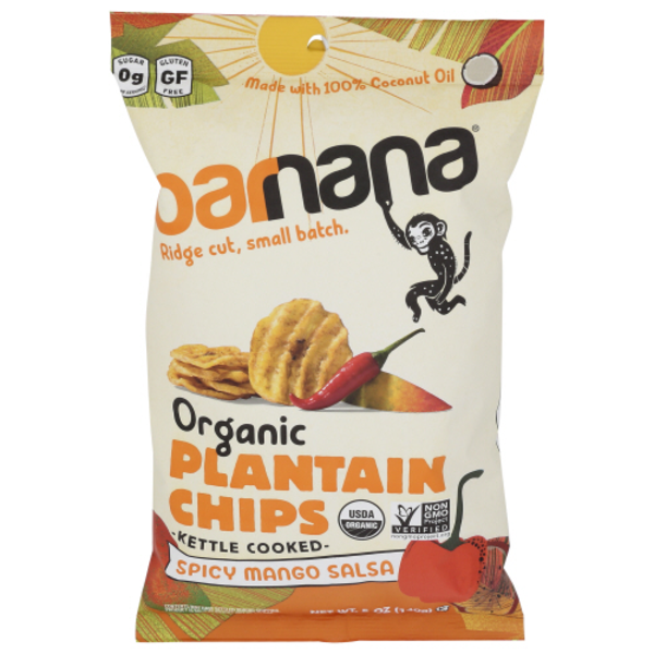 Barnana Organic Spicy Mango Salsa Plantain Chips Same-Day Delivery