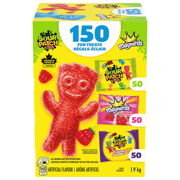 Maynards Assorted Candy Fun Treats (150Ct), Halloween Candy, Prepared In Canada