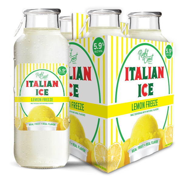 Right Coast Spirits Lemon Freeze Italian Ice Malt Beverage Same