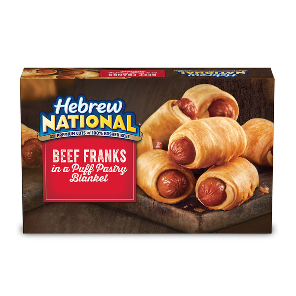 Hebrew National Beef Franks with Puff Pastry Blanket, Frozen