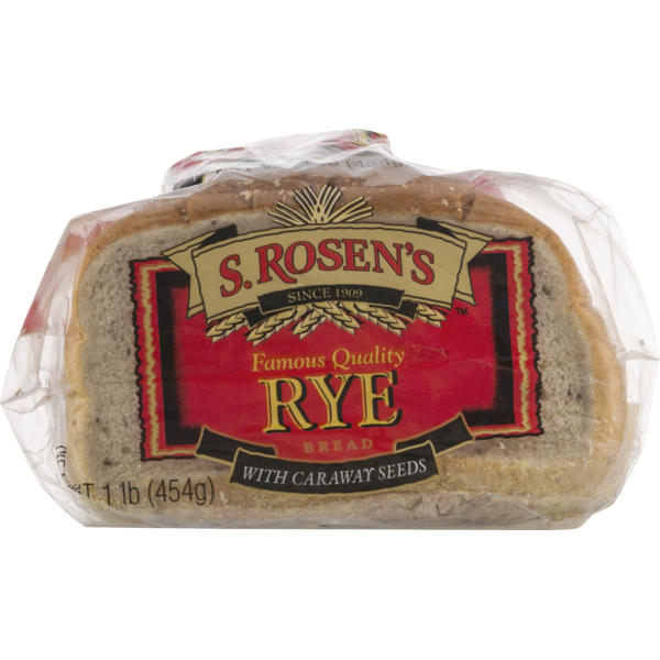 S. Rosen's Bread Rye with Caraway Seeds (1 lb) Instacart