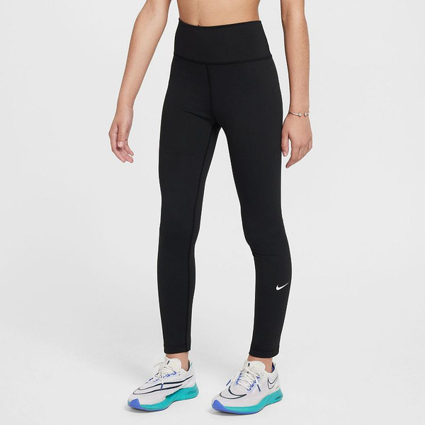 Nike Girls' Dri-Fit One Leggings, Medium - Black