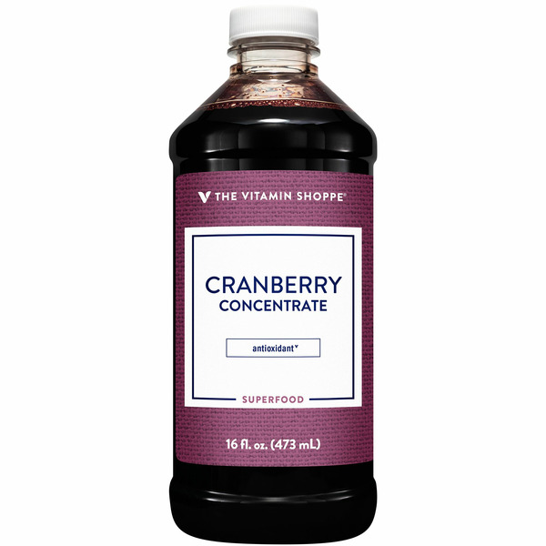 The Vitamin Shoppe® The Vitamin Shoppe 100% Cranberry Juice Concentrate (16  Fluid Ounces) Same-Day Delivery