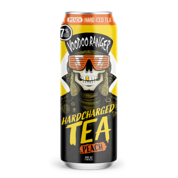 New Belgium Voodoo Hardcharged Peach Tea Can
