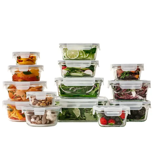 28-Piece Glasslock Food Storage Set