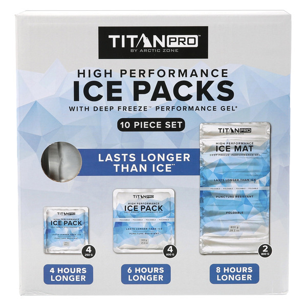 Titan PRO by Arctic Zone High Performance 10-piece Ice Pack