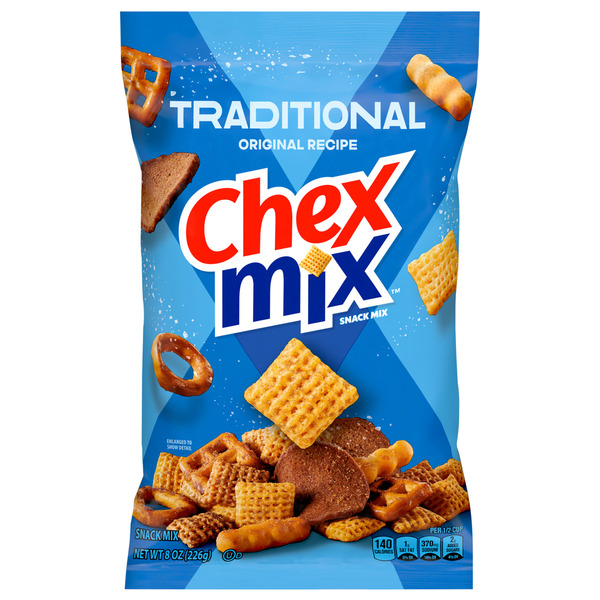 Chex Mix Snack Mix, Traditional, Savory Snack Bag Same-Day