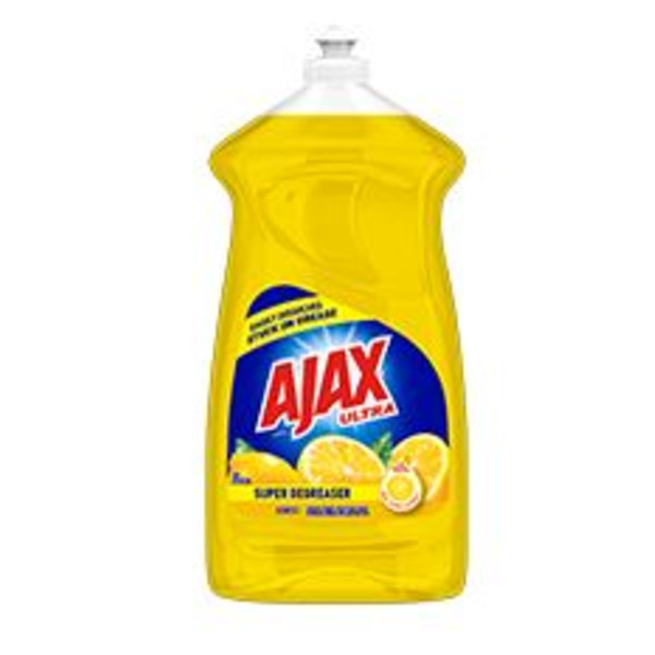 Ajax Liquid Dish Soap, Lemon, 12.4 oz - 20 ct