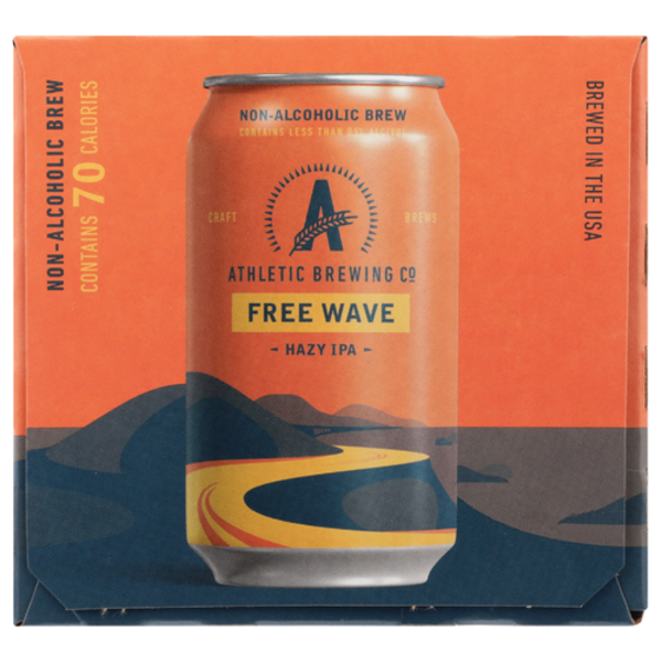 Athletic Brewing Co Free Wave Hazy IPA 6 Pack Cans