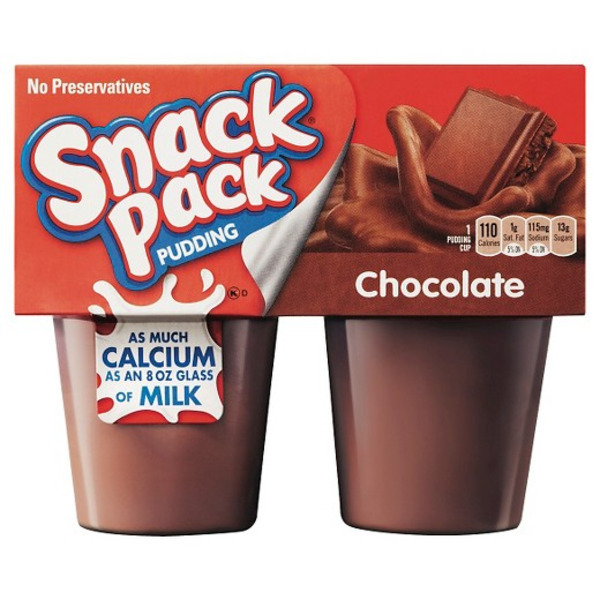 Snack Pack - Chocolate Pudding Snacks 12/4pk