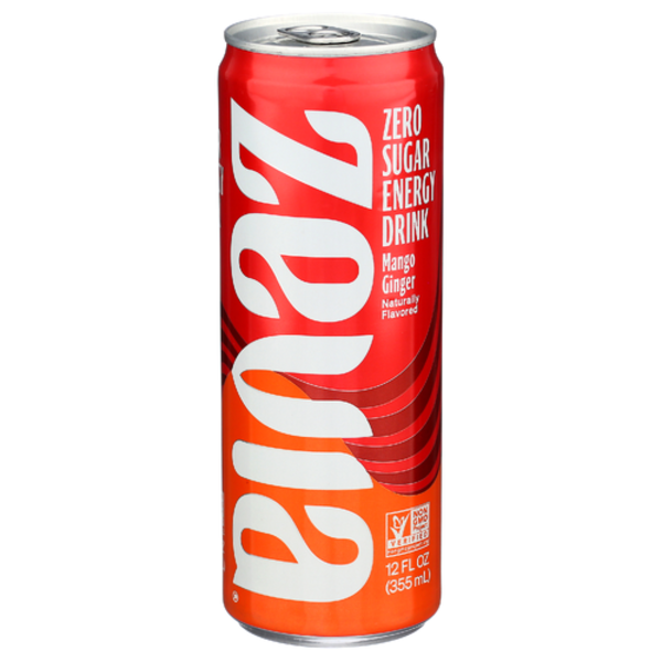 Zevia Mango Ginger Energy Drink Same-Day Delivery or Pickup