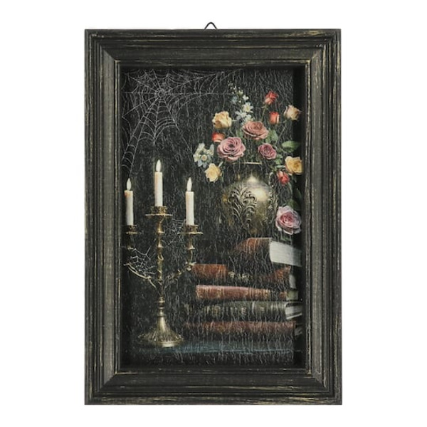 Ashland Framed Stacked Books Wall Decor