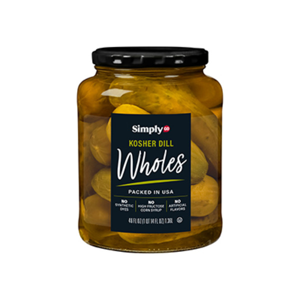 Simplygo Kosher Dill Whole Pickles