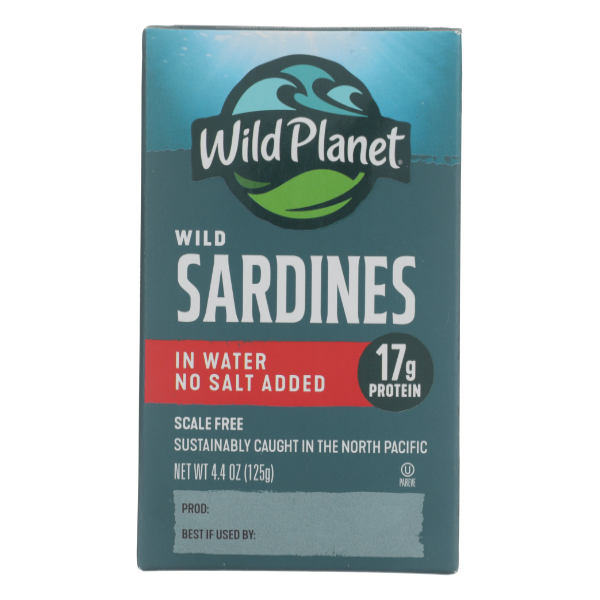 Wild Planet No Salt Added Wild Sardines in Water Same-Day Delivery