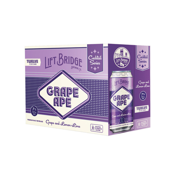 Lift Bridge Soda Co. Grape Ape Hard Seltzer Same-Day Delivery or