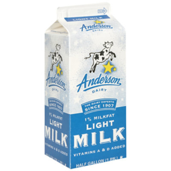Anderson Dairy Milk, 1% Milkfat Light