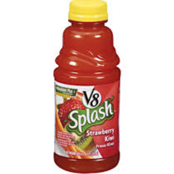 V8 Splash - Strawberry Kiwi, 12/16 oz plastic bottles