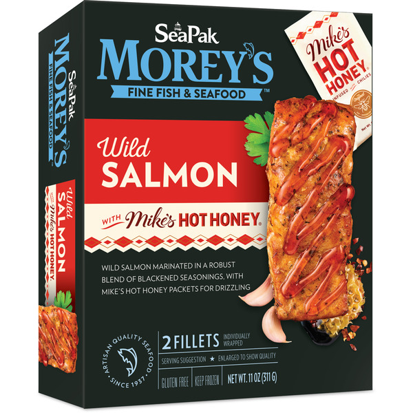 Morey's Wild Salmon with Mikes Hot Honey Same-Day Delivery or