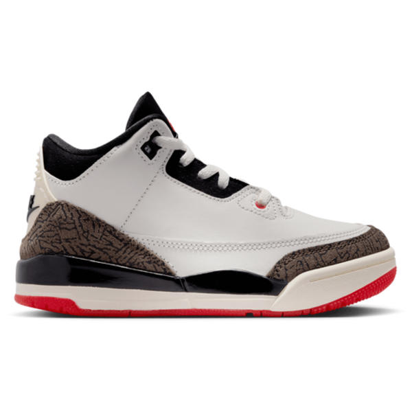Jordan Air Jordan 3 Retro Pre-School, Size 13 - Sail and University Red