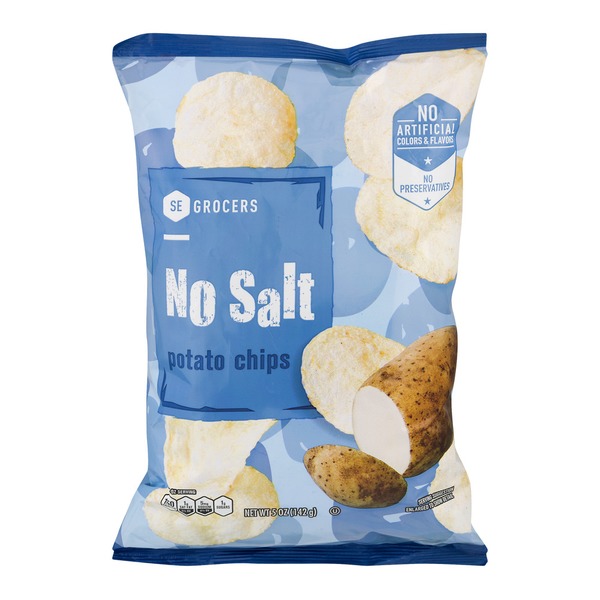 Southeastern Grocers Potato Chips No Salt (5 oz) Instacart