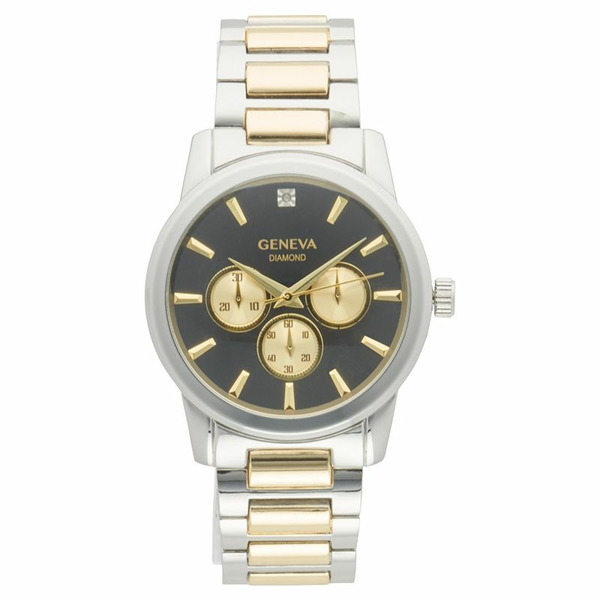 GE neva Men's Diamond Accent Bracelet Watch - Multicolor